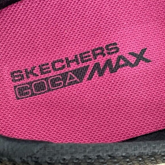 Skechers Women's Go Walk Joy Sneaker, Black/White, 12 Wide S208 - Picture 7 of 9